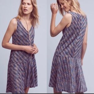 Anthropologie Blue Westwater knit dress by Maeve.